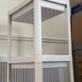 White storage shelves sturdy plastic Image 3
