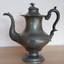 Antique rare large pewter teapot by Dixon & Son sold by W. & J. Edmundson & Co.  35 Capel st. Dublin  circa 1830 Image 3