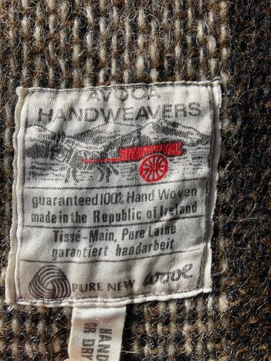 Avoca Handweavers 100% Pure New Wool Throw Blanket