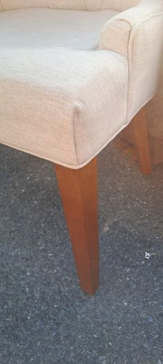 2 French Linen Dining chairs