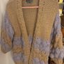 Anthropologie X Free People Cozy Clouds Style Chunky Texture Striped Image 4