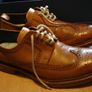 Mens Barker Leather Tan Brogues Size 10/44 Excellent Condition Image 3