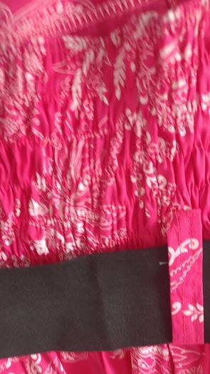 Pink dress with belt l size uk 8 never worn premium quality
