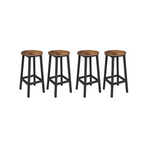 Set of 4 industrial style Bar stools