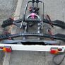 Bicycle rack; 2 bikes or ebikes; car tow-bar mount Image 2