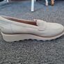 White ladies clarks summer shoes Image 5