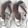 Marks & Spencer Wedge Heel Vintage Style Suede Shoes Size 3 Image 2