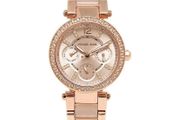 Michael Kors Women's Watch Mk6110 Pink Gold - Warranty - Free Delivery /  Collect