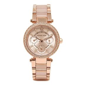 Michael Kors Women's Watch Mk6110 Pink Gold - Warranty - Free Delivery /  Collect