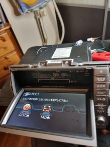 Toyota estima original japanese car stereo.