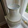Denby Studio Pottery Bracken Pattern 12.5" Vase Mottled Textured Stoneware Image 4