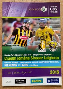 2015 Kilkenny v Wexford - GAA Leinster Senior Hurling Championship Semi-Final Programme