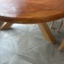 Solid oak dining table Image 4