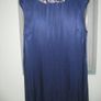 French Connection Blue dress with diamente collar Image 2