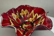 Large Vintage Vallauris Style Studio Pottery Bowl