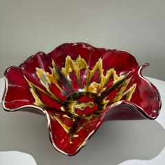 Large Vintage Vallauris Style Studio Pottery Bowl