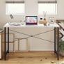 FREE 3 DAY SHIPPING Computer Desk 80x40 cm Home Office Laptop Desk Study Writing Table, Modern Simple Style, White Image 4