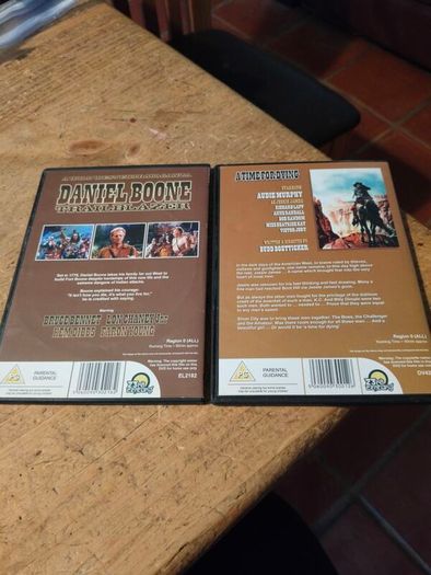 Dvds new never used. Daniel Boone,A time for Dying.