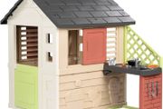 LIFE NATURE PLAYHOUSE + KITCHEN PLAYHOUSE. Indoor/outdoor sustainable play with 51% recycled material