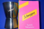 Schweppes Spirit Measures Stainless Steel Shot Brand new
