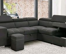 Monaco Corner Grey Sofa Bed