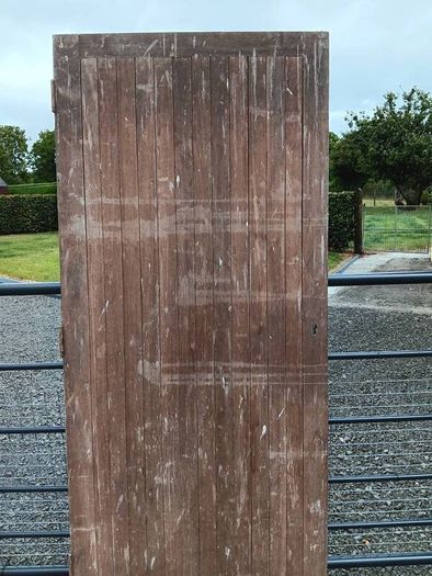 teak door