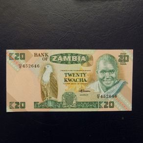 Zambia 1986 .20 Kwacha.Uncirculated Condition.