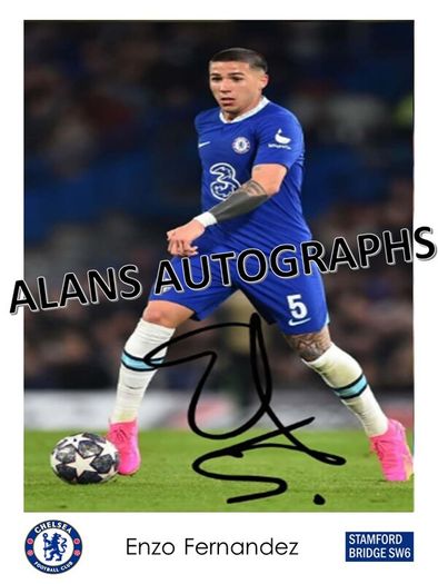 Chelsea - Enzo Fernandez Autograph
