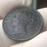 Victoria 1854 Halfpenny Image 2