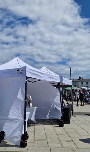 3x3m Commercial GAZEBO extra strong pop up frame (includes 3 side walls)