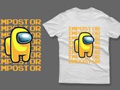 Yellow impostor among us t-shirt impostor t-shirt