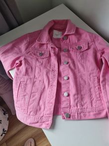 Next Pink Girls Denim jacket