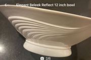 Reduced Belleek living Reflect 12 inch bowl with original sticker