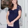 Seraphine navy silk maternity dress size 10 for wedding guest Image 4