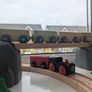 Wooden train tracks and trains Image 2