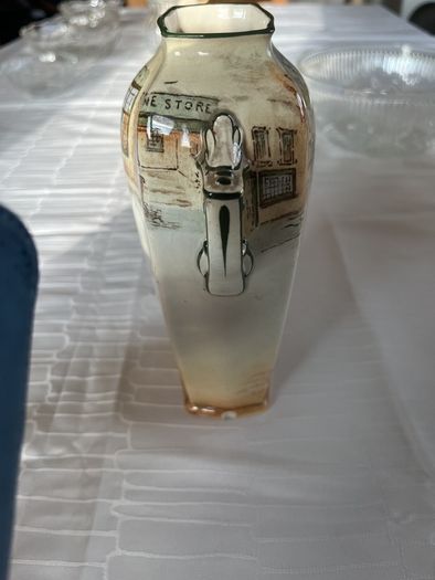 Vintage Royal Doulton "Barnaby Rudge" Twin-Handled Vase (Pattern D2973, c.