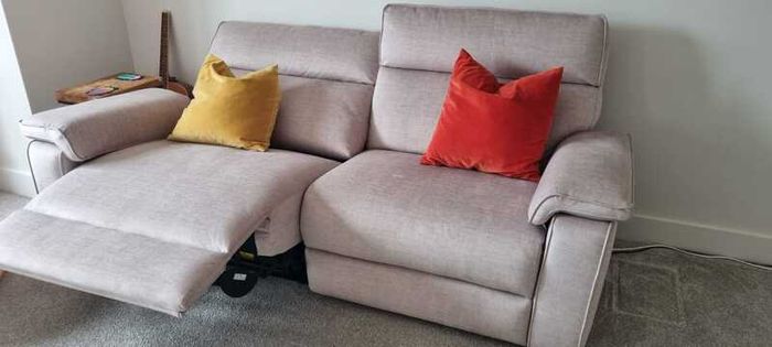 Like New 3 Seater Power Reclining Sofa