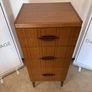 Mid Century Modern 6 Drawer Tall Boy by Remploy Image 3