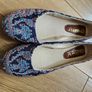 Navy Batu brand Flat shoes Made in Turkey Image 4
