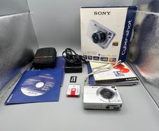 Sony Cyber-shot DSC-W130 Compact Digital Camera 8.1MP 4x Zoom Silver - Full Kit