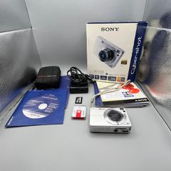 Sony Cyber-shot DSC-W130 Compact Digital Camera 8.1MP 4x Zoom Silver - Full Kit