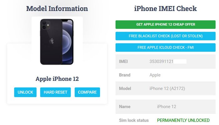 iPhone 12 64GB in Black + Cable | SIM Free / Unlocked