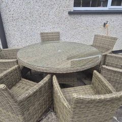 Rattan RW 6 seater garden furniture