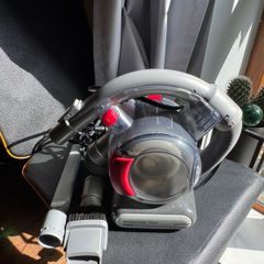 BLACK+DECKER Bagless Hand Vacuum Cleaner Dustbuster with Flexi Hose and 12V Car Connection