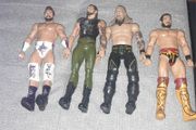 WWE Action Figures: Zack Ryder, Baron Corbin, Chris Jericho, Johnny Gargano