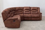 brown Recliner corner sofa