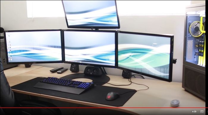 Ergotech Monitor Stand Triple, Quad WSGF Ultimate Desk Stand v2