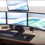 Ergotech Monitor Stand Triple, Quad WSGF Ultimate Desk Stand v2 Image 2