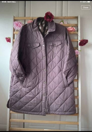 jacket fat face size 14 longline shacket burgundy/ plum shade