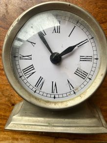 Antique Solid Iron Clock